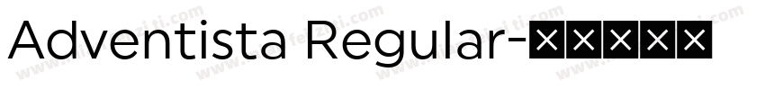 Adventista Regular字体转换